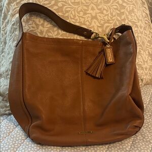 Coach Tan Leather Hobo Bag